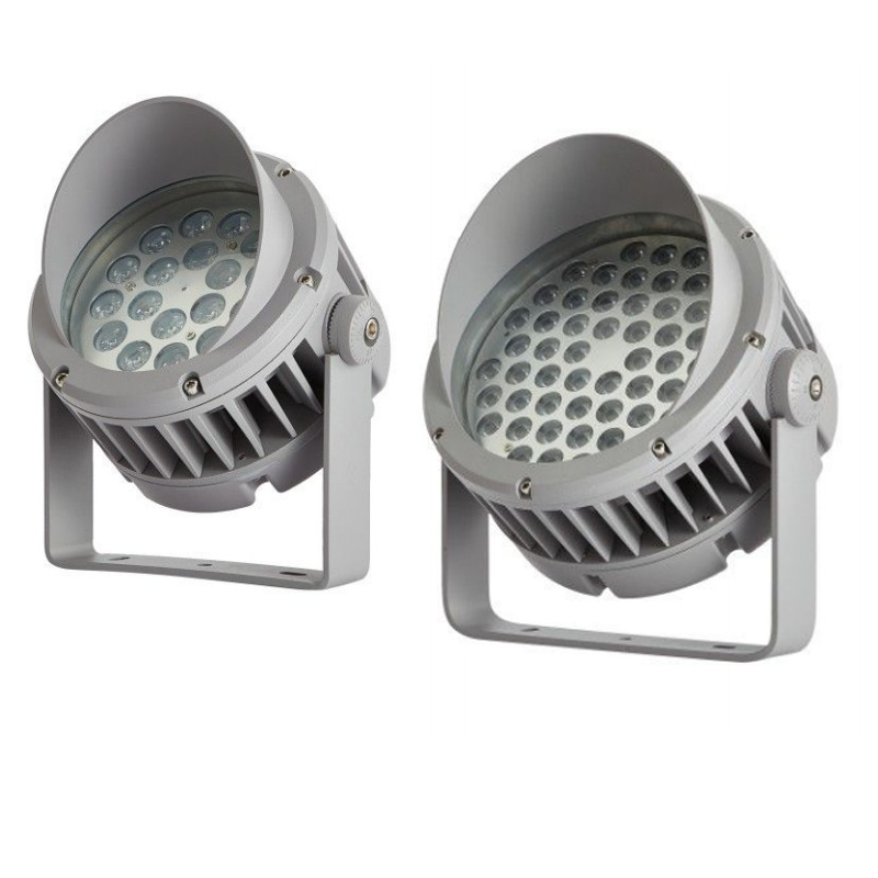 High-power LED outdoor advertising projection lights, waterproof, ground insertion, tree projection project, bright lighting, chemical plant in stock wholesale Application Scenario