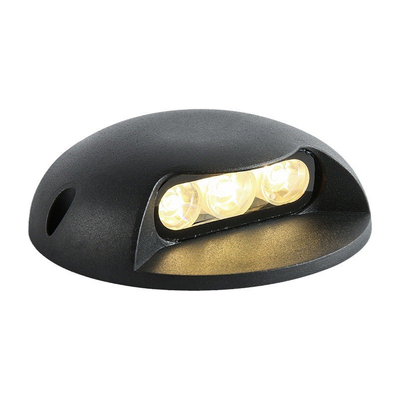 Outdoor waterproof led corridor light, 24v side-emitting light for villa courtyard ground without opening holes, staircase step and treads Item Picture