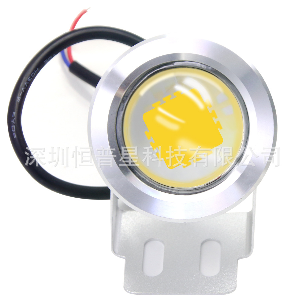 RGB underwater light, seven-color fish tank light, led fountain light, 24-key remote control color-changing underwater light, 10W waterproof landscape light Item Picture