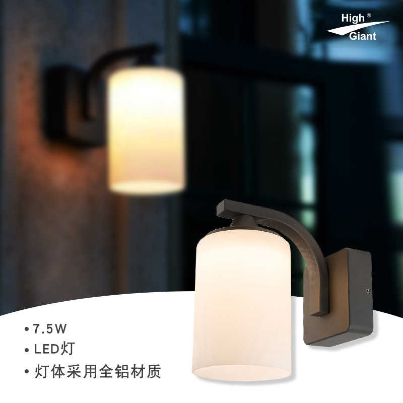 New wholesale European-style hotel wall lamps, outdoor waterproof e27 bulb wall lamps, home bedroom, corridor and living room wall lamps Specification drawing