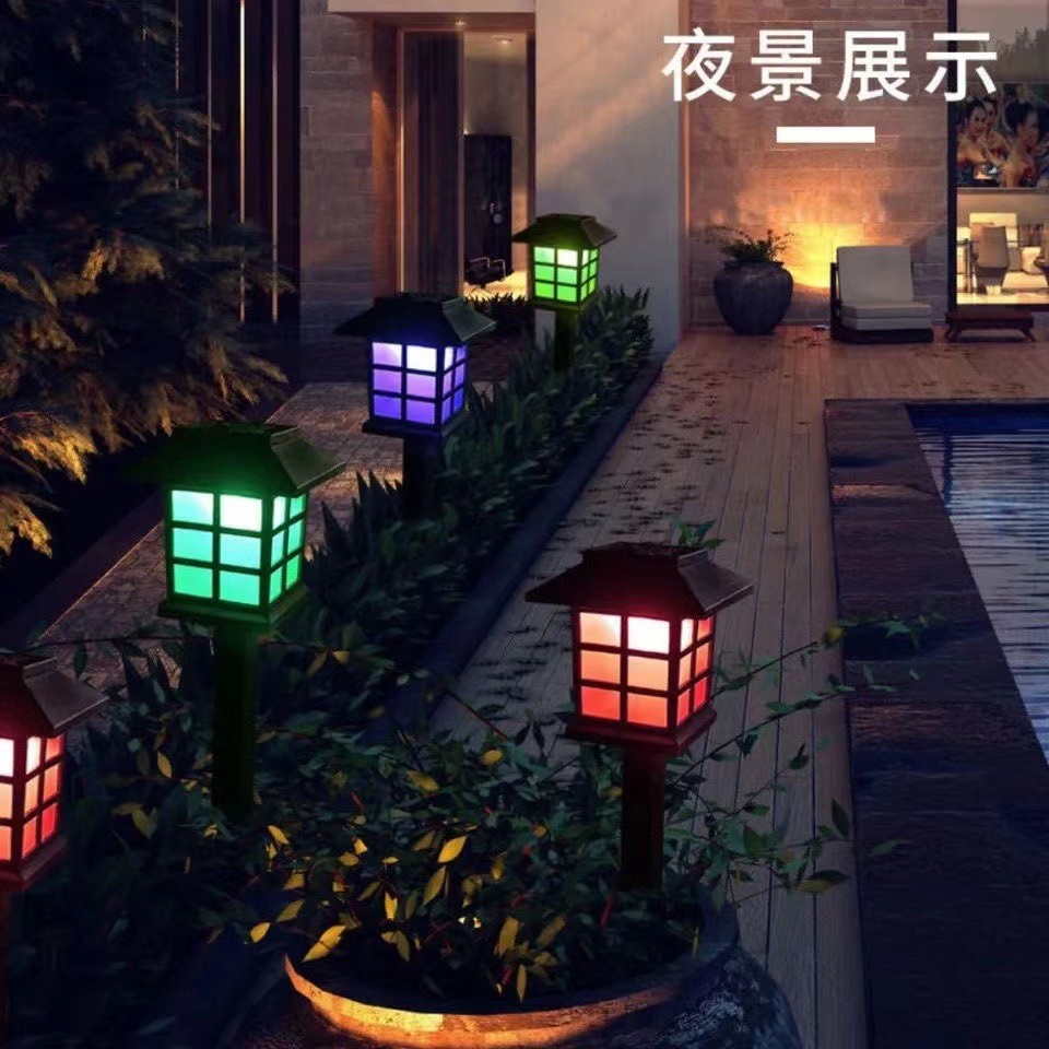 New solar-powered house lights, household land insert lights, landscape lights, garden lights, decorative lawn lights, and led lighting fixtures details Picture