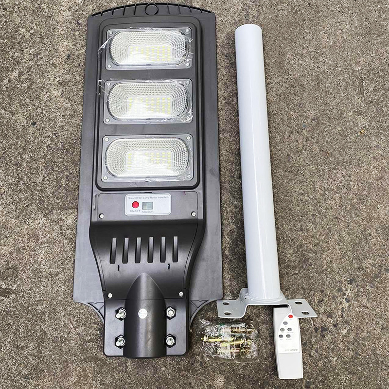 The manufacturer supplies integrated solar street lamps, garden street lamps, flat-panel led, high-power outdoor solar street lamps Specification drawing