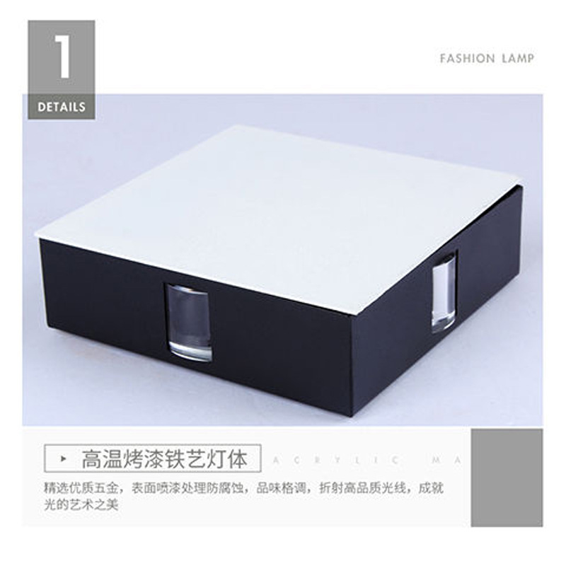 LED cross-shaped light effect wall lamps, corridor and balcony decorative lights, indoor bedside background lights, living room modern, simple and creative Application Scenario