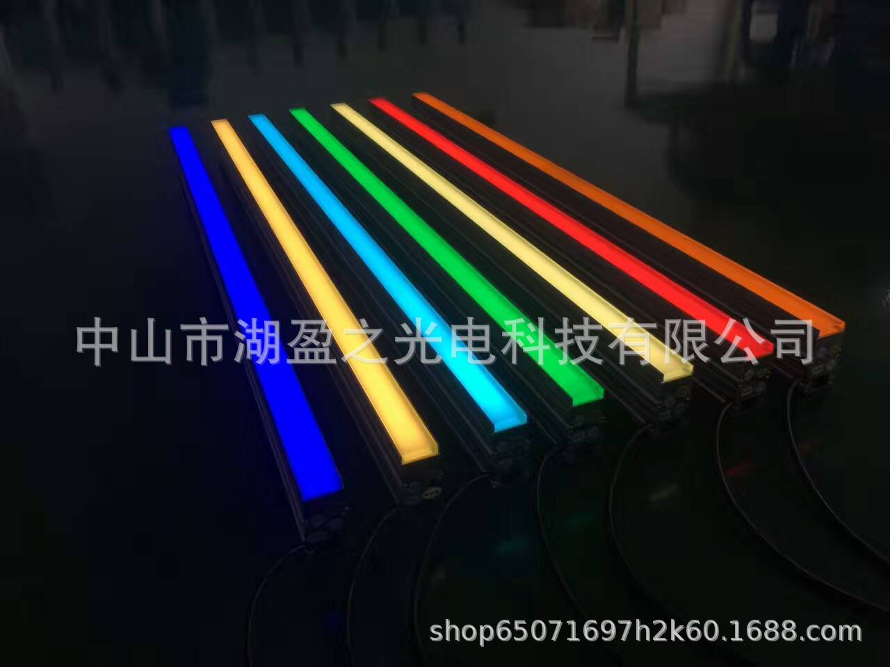 led floor tile lights, buried lights, hotel embedded line buried lights, linear buried lights, landscape lighting, long strip ground details Picture
