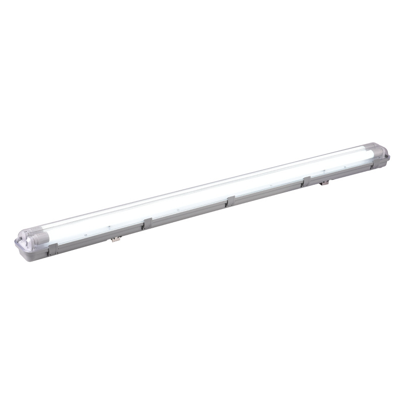 led three-proof lamp manufacturer offers wholesale of three-proof lamp shells with T8 high-power dual-tube and ip65 waterproof grade, single-tube Item Picture