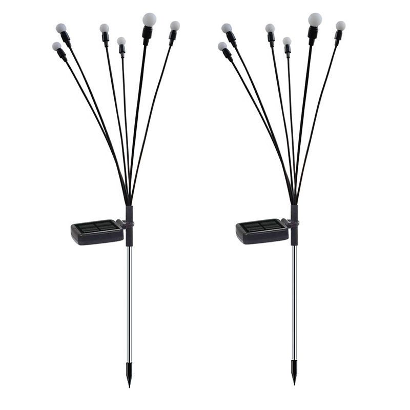 New solar-powered firefly lights, wind-driven firefly lights, decorative lights, ambient lights, landscape lighting, and ground-mounted lawn lights Item Picture