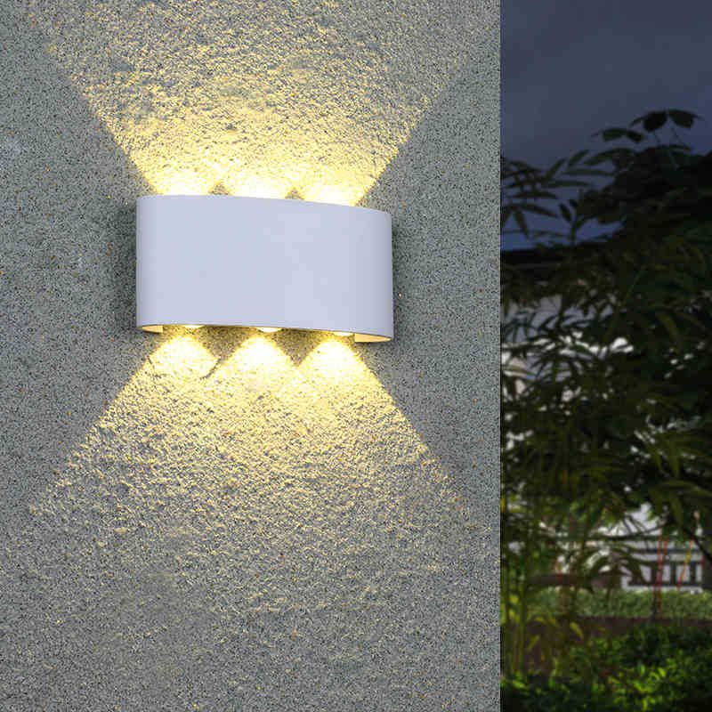 Outdoor wall lamp led waterproof double-head wall lamp, outdoor top and bottom lighting wall lamp, indoor creative wall lamp wall light Specification drawing