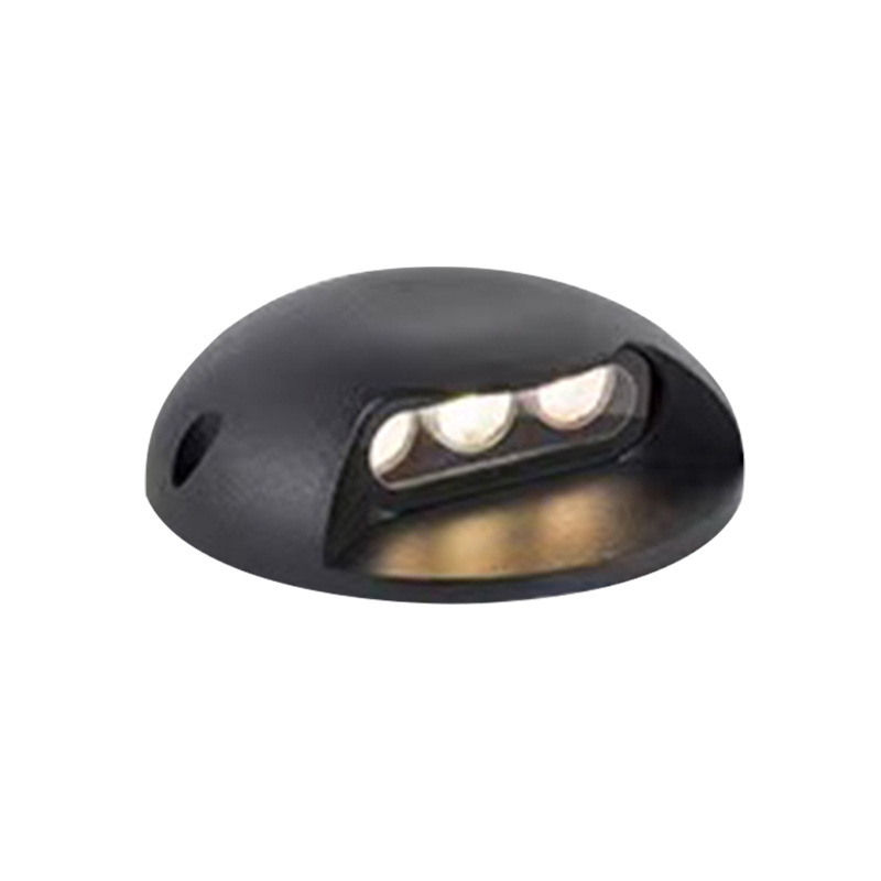 led outdoor waterproof and dustproof ultra-bright energy-saving turtle-back light, park scenic area running track seven-color side-illuminated walkway light Item Picture