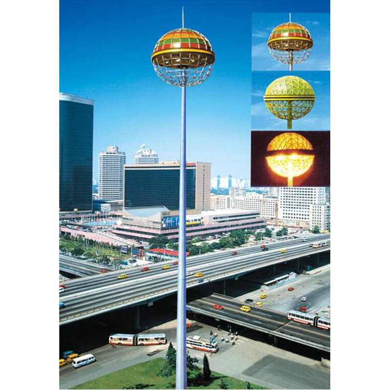 Supply of retractable LED high mast lights, floodlights, factory square, stadium lighting, led room, Meihua Lighting Application Scenario