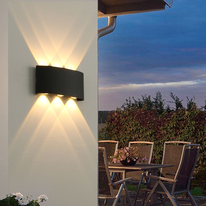 Indoor and outdoor universal wall lamps, bedroom bedside lamps, modern and simple staircase, courtyard, fence, corridor wall lamps wholesale details Picture