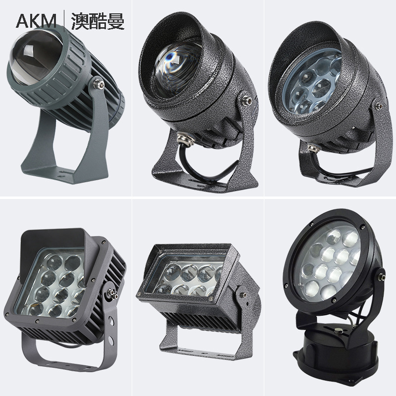 A beam of light, spotlight, strong light column, wall lamp, outdoor led waterproof, hotel, bar, wall-washing, exterior wall lamp details Picture
