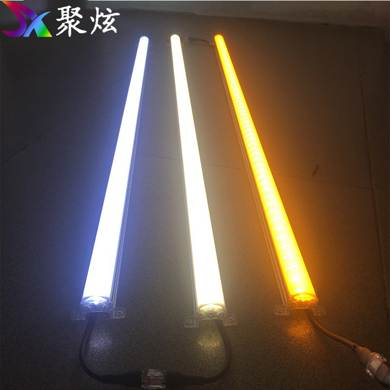 Outdoor strip light led waterproof seven-color outline light, outdoor 512 building engineering lighting external control guardrail pipe full figure