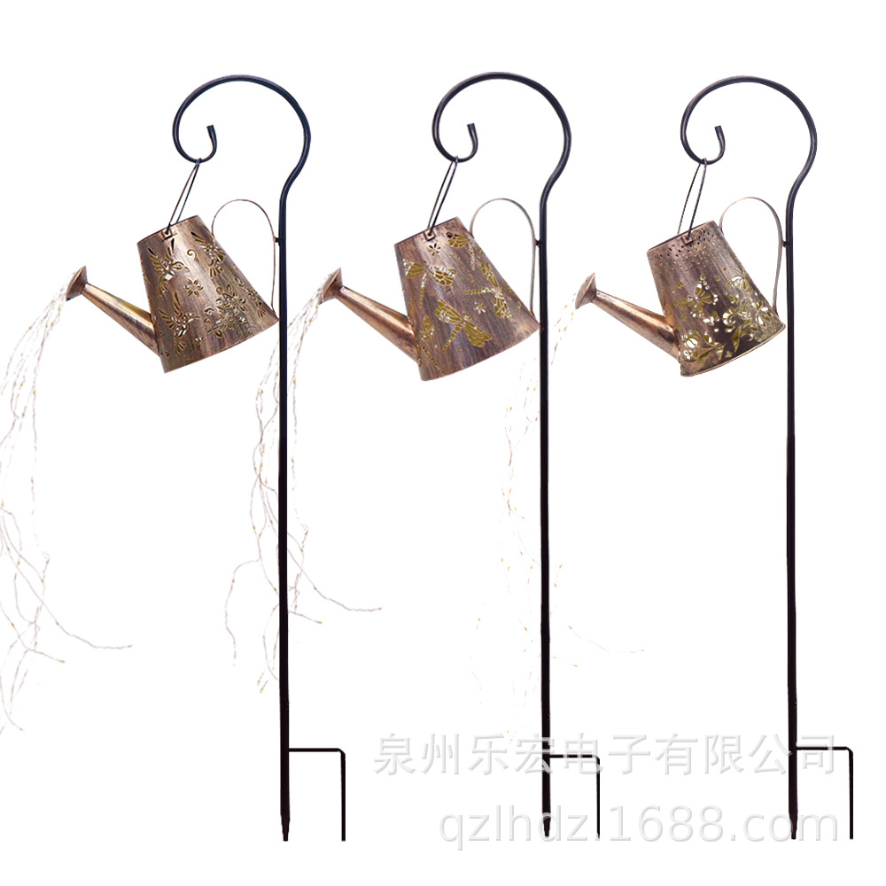 Cross-border new products: large iron water bottle, lawn light, courtyard garden light, landscape light, flowing water dragonfly, cartoon projection light Item Picture