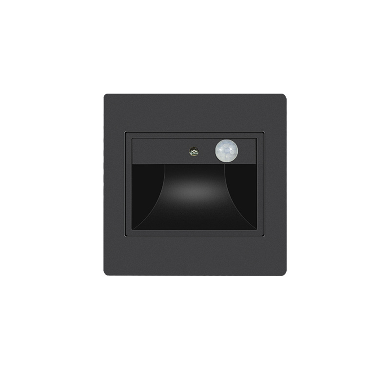 8603 Floor light, household staircase light-sensing embedded step light, cross-border corner light, human body sensing floor light Item Picture