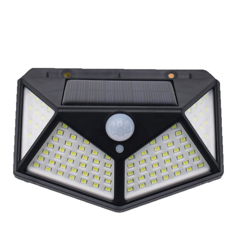 Factory direct sales of solar human body sensor lights, outdoor courtyard lighting street lamps, garden waterproof and energy-saving led wall lamps Item Picture
