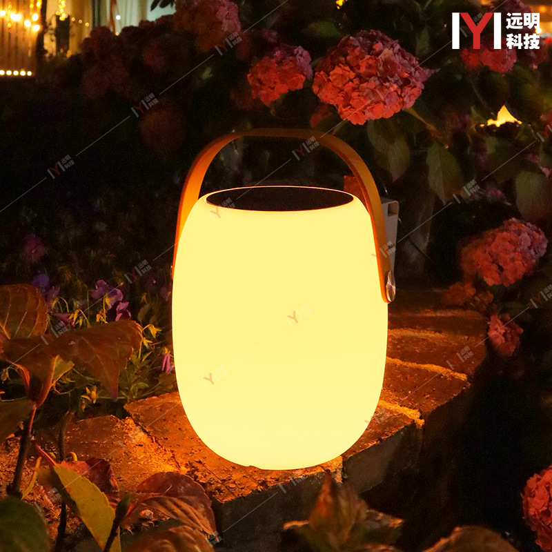Cross-border e-commerce solar courtyard atmosphere lights, outdoor waterproof garden solar table lamps, camping decorative lights Application Scenario