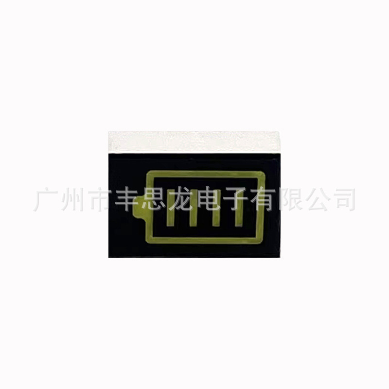 4-segment battery power display digital tube battery indicator white light single row 4 feet out Item Picture