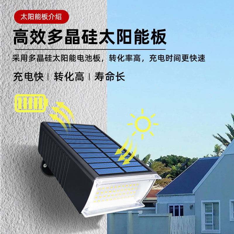 2024 Cross-border new outdoor solar garden lawn lights, garden landscape ground insert lights, and lawn spotlights details Picture