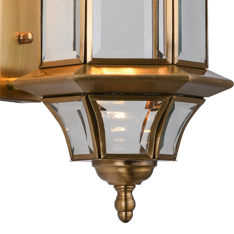 European-style all-copper lamps, wall lamps, corridor lamps, balcony corridor lamps, outdoor lamps, garden lamps, outdoor waterproof garden wall lamps Application Scenario