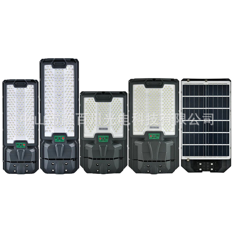 New solar outdoor street lamps for courtyards, rural areas, three-sided wide-angle ultra-bright high-power engineering layout road lamps full figure
