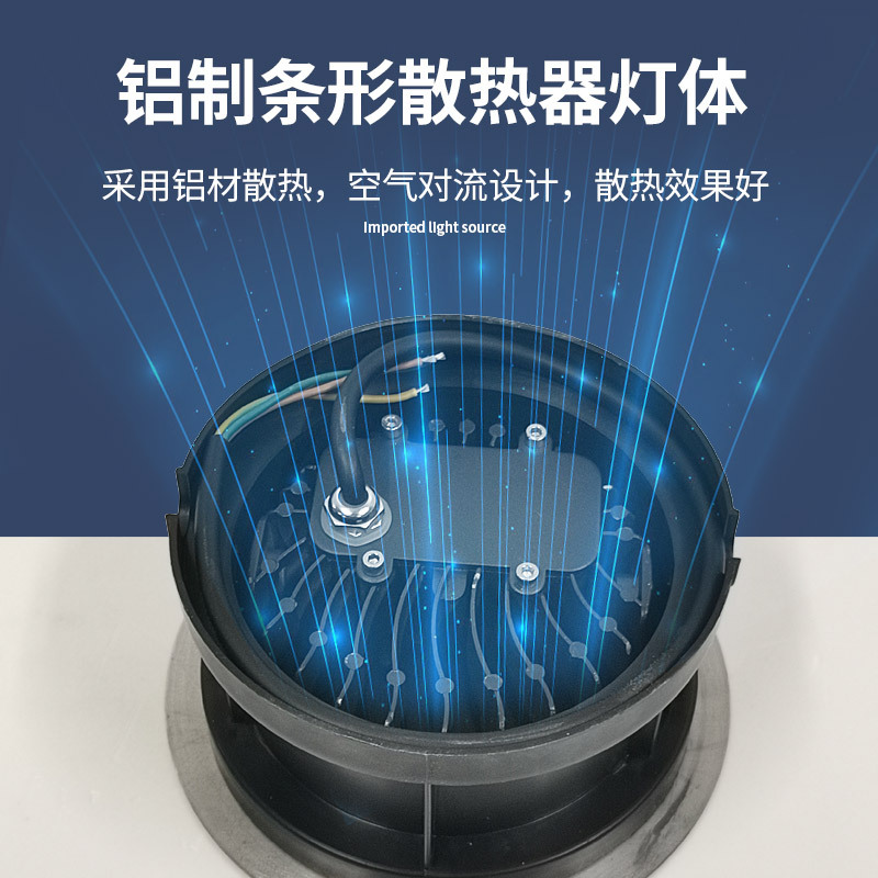 led outdoor waterproof buried light, anti-glare square corner wall-washing light, embedded floor spotlight 12W Application Scenario
