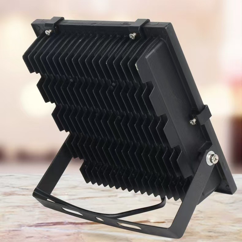 led floodlights, full-power black diamond floodlights, indoor and outdoor waterproof advertising spotlights, 300W sports field spotlights Specification drawing