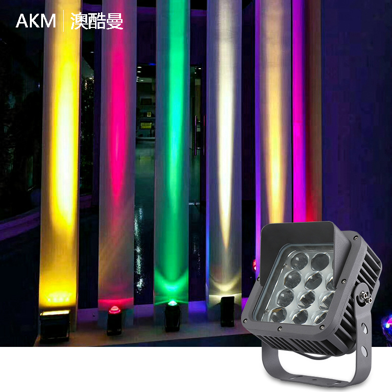 A beam of light, spotlight, strong light column, wall lamp, outdoor led waterproof, hotel, bar, wall-washing, exterior wall lamp Specification drawing