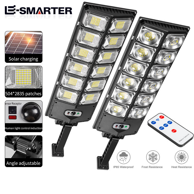 Cross-border best-selling LED high-intensity street lamps, double-row street lamps, solar garden lamps, sensor street lamps, and outdoor lighting lamps Application Scenario