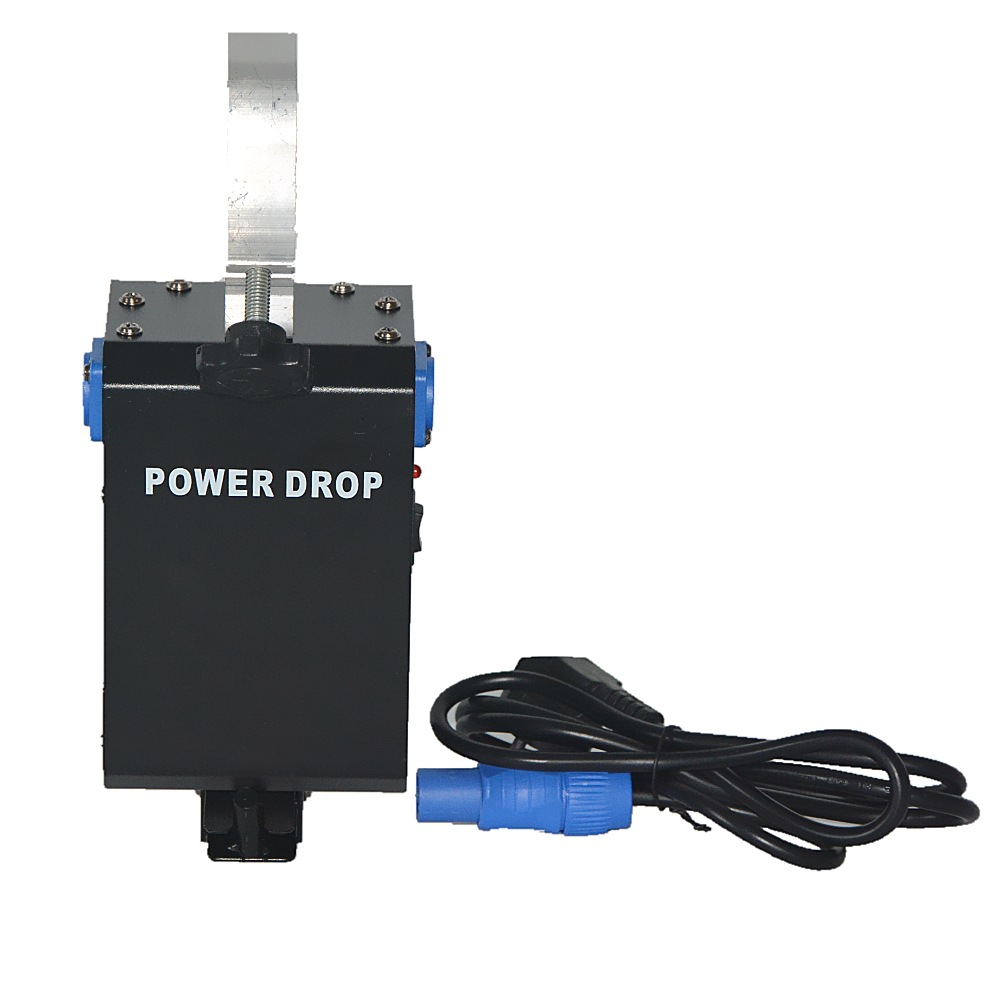 Stage curtain DMX power drop machine, curtain drop controller machine, iron box with hanging clip, YM-CDM100 Item Picture