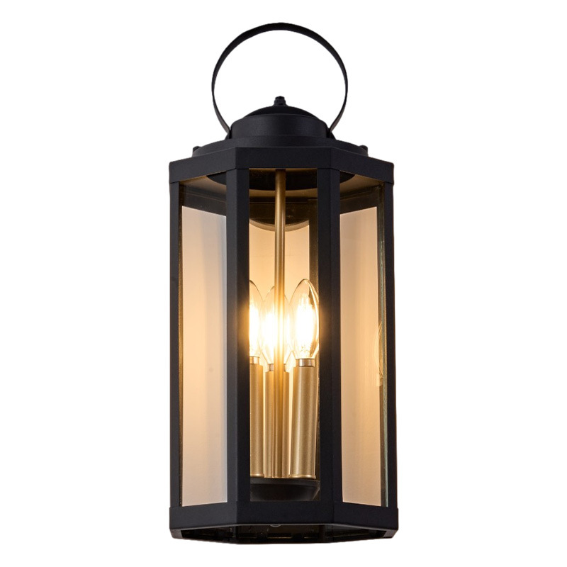 Outdoor wall lamps, waterproof, European retro balcony and courtyard lamps, American corridor and staircase, outdoor garden LED wall lamps details Picture