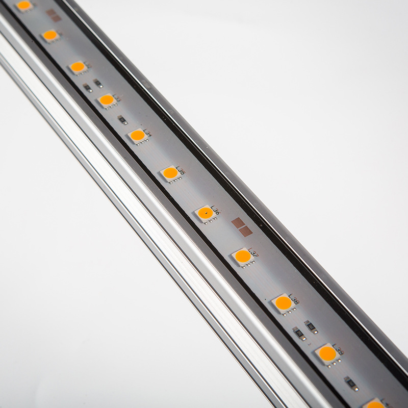 LED wall-washing lights, guardrail pipeline strip lights, storefront beautification, wall lighting, outdoor building lighting, waterproof strip lights Application Scenario