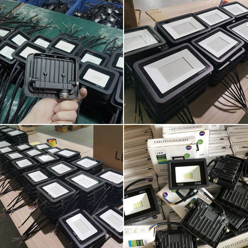 Cross-border led ultra-thin small Apple floodlights, outdoor waterproof spotlights, high-power searchlights for construction sites, foreign trade sources Application Scenario