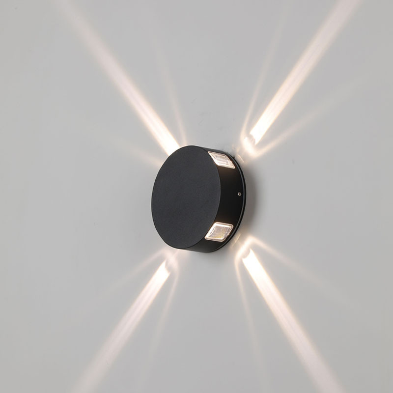 led wall lamps, outdoor waterproof creative cross-shaped beam light background wall, ktv club shaped hotel exterior wall decorative lights Specification drawing