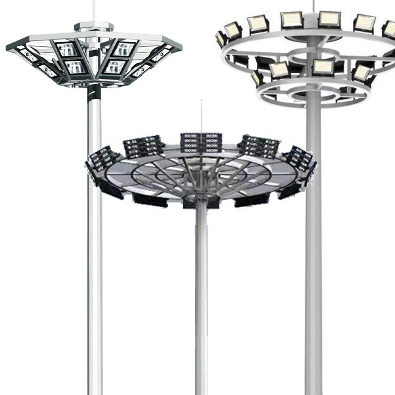 Outdoor square stadium, port stadium, sports lighting pole 15-25 meters, stadium LED Gao Meihua lighting fixtures Application Scenario
