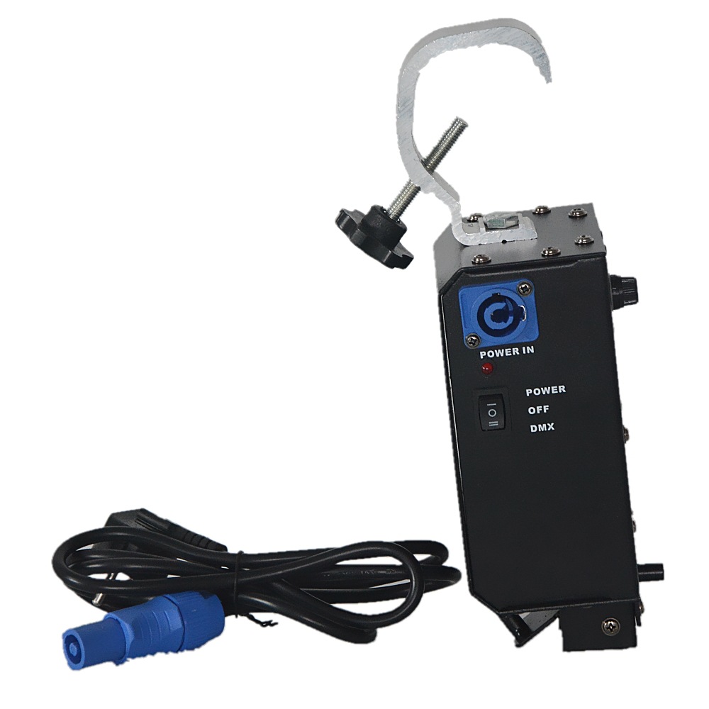 Stage curtain DMX power drop machine, curtain drop controller machine, iron box with hanging clip, YM-CDM100 Application Scenario