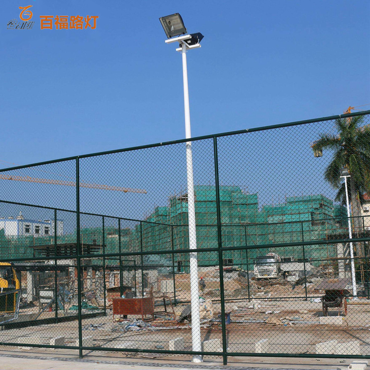 Factory wholesale sports court lights, sports football, basketball, badminton court lighting, square high-pole solar sports court lights full figure