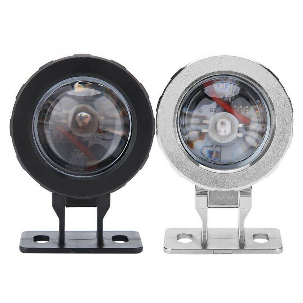 Outdoor fountain pool spotlight AC 85~265V RGB remote control black and silver plug pool light fountain light Item Picture