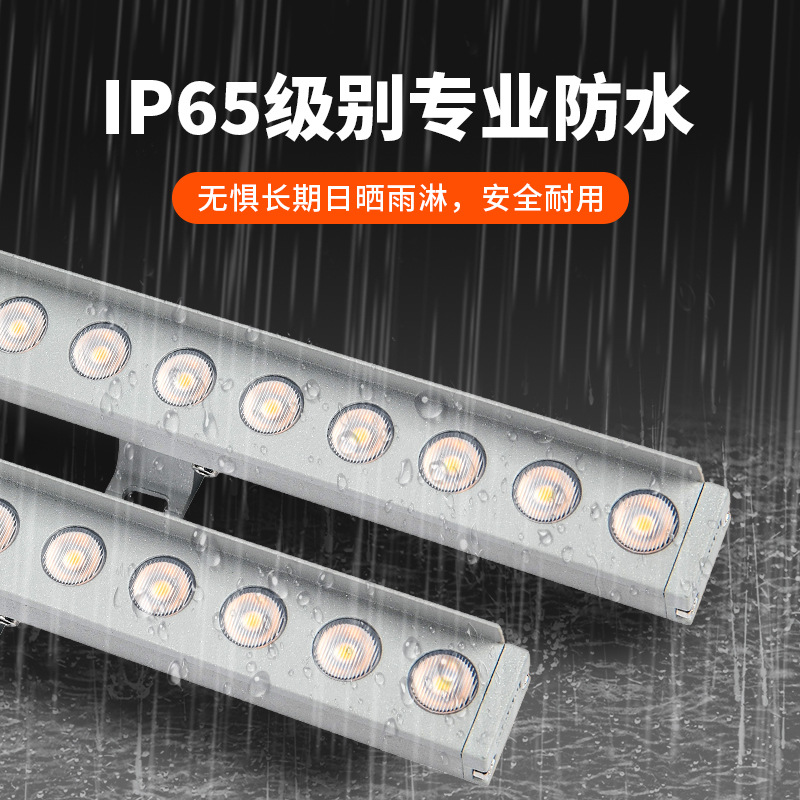 New led strip light, outdoor waterproof IP65, outdoor wall-washing light, courtyard walkway lighting, ambient wall light details Picture