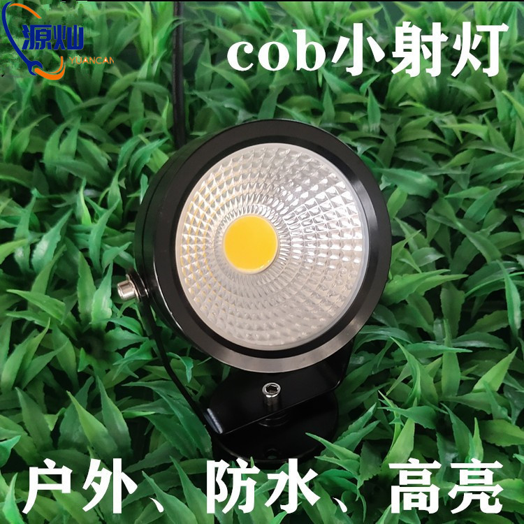 Outdoor waterproof cob focused 3W and 5W small spotlights, bedroom, villa, drum tower, lawn, courtyard, ground-mounted exposed led Specification drawing