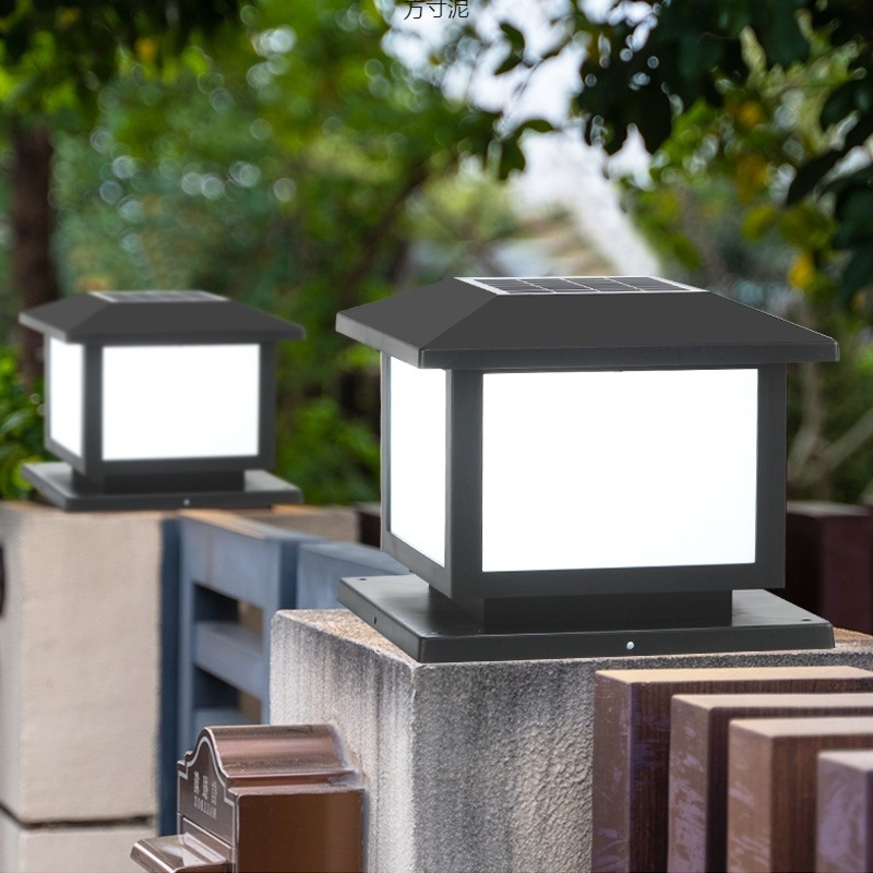 Neutron column head lamp, LED outdoor household engineering, gate column lamp, fence, wall, courtyard logo, export wholesale Specification drawing