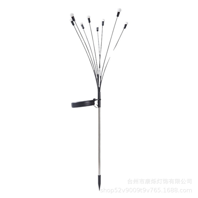 LED outdoor firefly ground insert lights, solar lawn courtyard lights, garden lighting atmosphere, festival decorative colored lights Item Picture