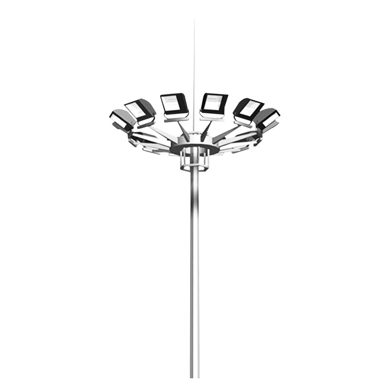 20-meter, 25-meter and 30-meter telescopic high-pole lamps for square, stadium and station lighting support factory Meihua Lighting details Picture