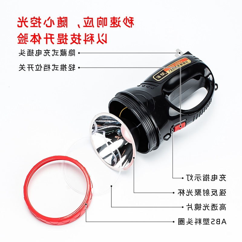 Yiwu foreign trade searchlight, high-power LED searchlight, strong light rechargeable outdoor searchlight Application Scenario