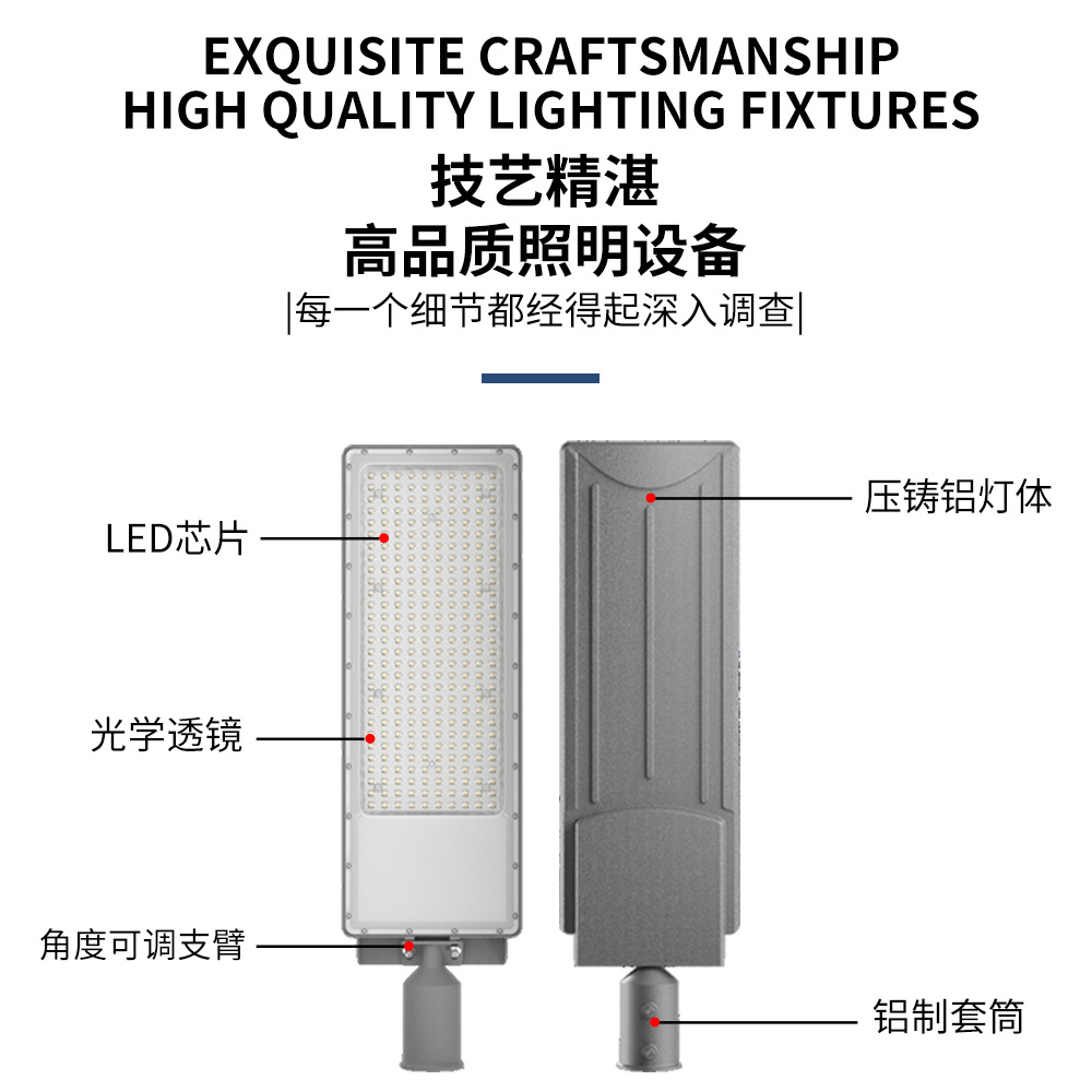 High brightness outdoor street light Outdoor lighting high-brightness LED street lamp details Picture