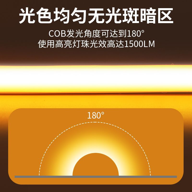 La Berta cob light strip linear light, indoor living room household 220v, outdoor courtyard waterproof ultra-bright led soft light strip Application Scenario