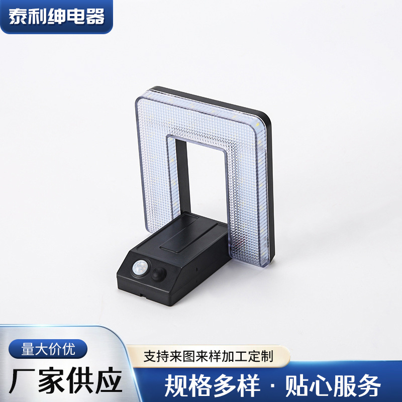 New solar-powered courtyard garden sensor wall lamps, outdoor waterproof wall lamps, sensor lights, corridor and passage lights Application Scenario