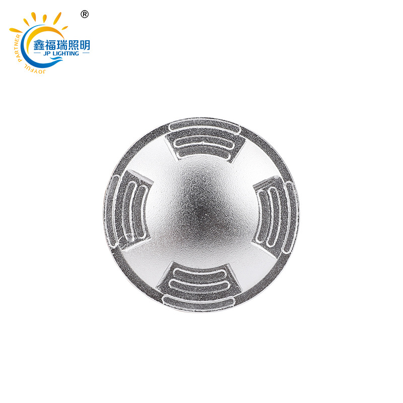 Stainless steel translucent circular ultra-thin ground lamp, outdoor waterproof embedded side-emitting ground lamp, walkway lamp details Picture