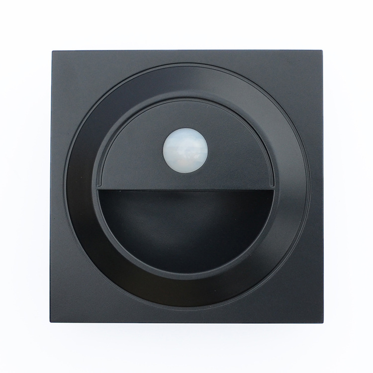 86 Smiling Face Hotel and Guesthouse 86 Embedded led human body Sensor Night Light Corridor Staircase Step Light Household human body Item Picture