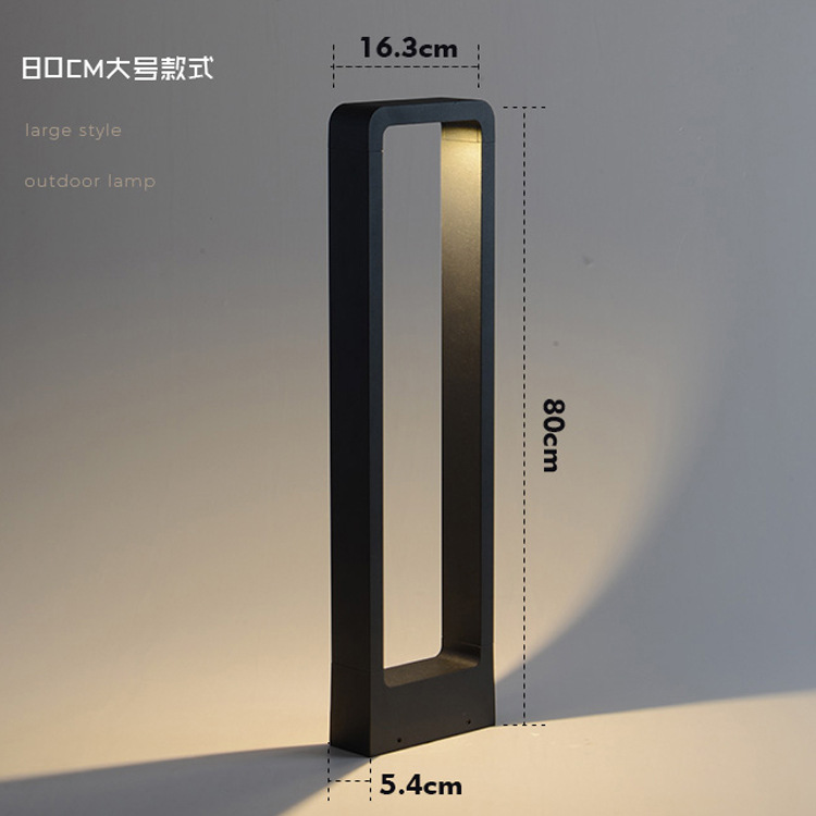 led outdoor lawn light, grass ground light, park community courtyard light, simple villa project, arch ground insert light shell Application Scenario