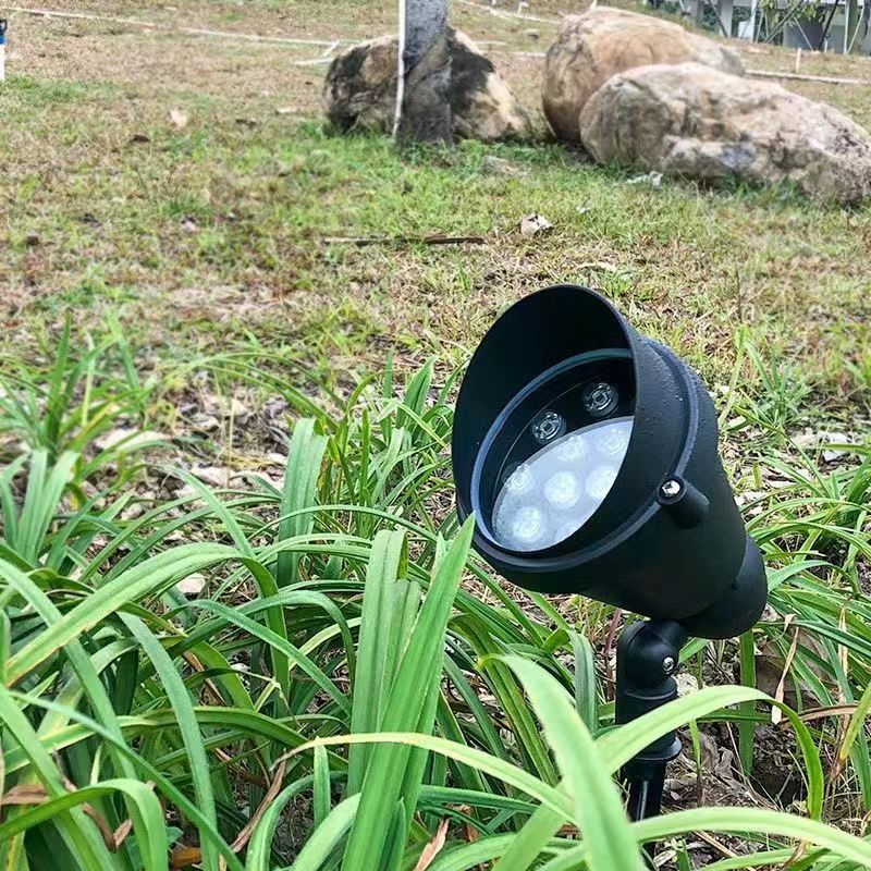 Tree lighting, landscape ground insert spotlights, led tree shooting lights, floodlights, community lawn lights, outdoor waterproof ground insert lights details Picture